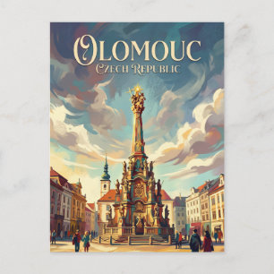 Cartão Postal Olomouc República Tcheca