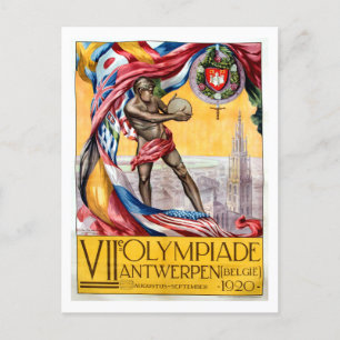 Cartão Postal Olympiade Antwerpen