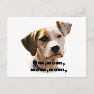 Cartão Postal Om, nom, nom.