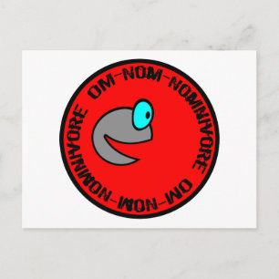 Cartão Postal Om-Nom-Nomnivore