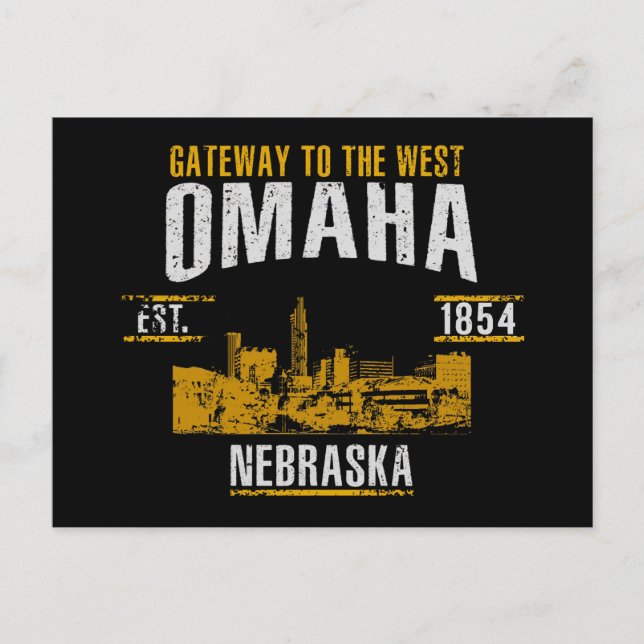 Cartão Postal Omaha (Frente)
