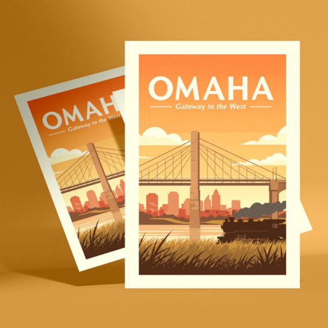 Cartão Postal Omaha Nebraska Antiga (Criador carregado)