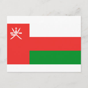 Cartão Postal Oman Flag