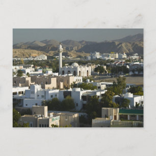Cartão Postal Oman, Muscat, Qurm. Edifícios da zona Qurm / 2