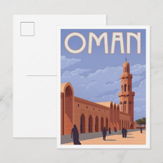 Cartão Postal Oman Vintage Travel 