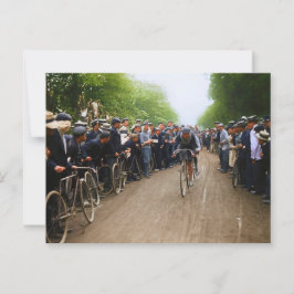 Cartão Postal Omer Beaugendre Henri Cornet Tour de France 1908 