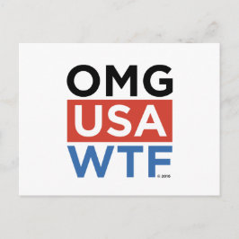 CARTÃO POSTAL OMG EUA WTF