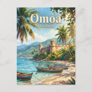 Cartão Postal Omoa Honduras