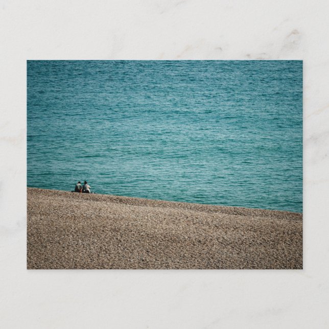 Cartão Postal On the beach at Beer (Frente)