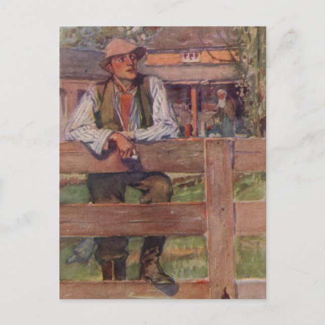 Cartão Postal On The Fence (Frente)