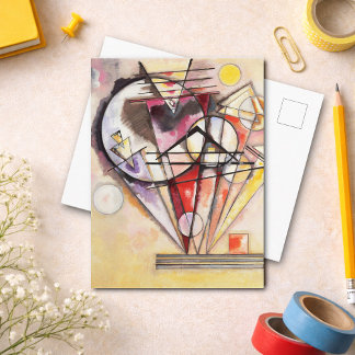 Cartão Postal On the Points by Wassily Kandinsky