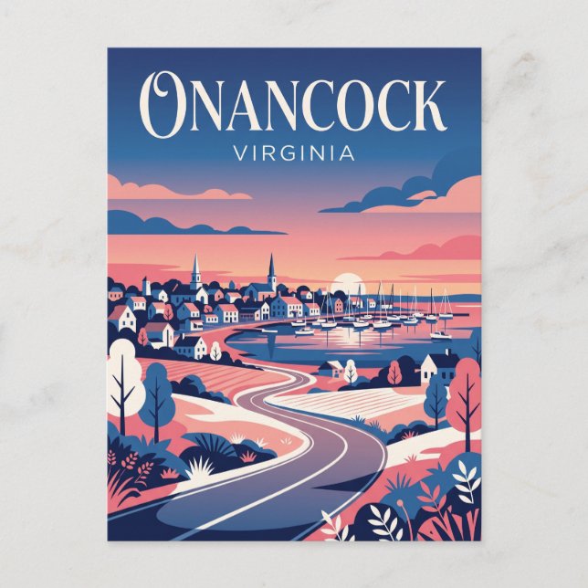 Cartão Postal Onancock EUA (Frente)