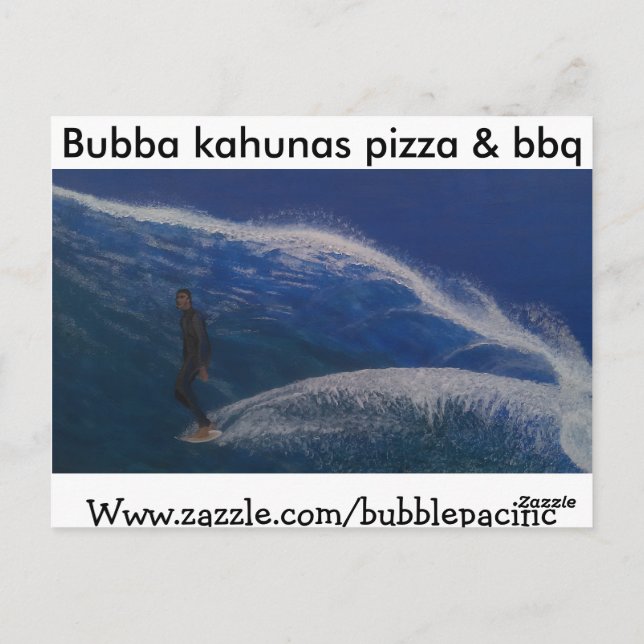 Cartão Postal Onda do céu (Verso)