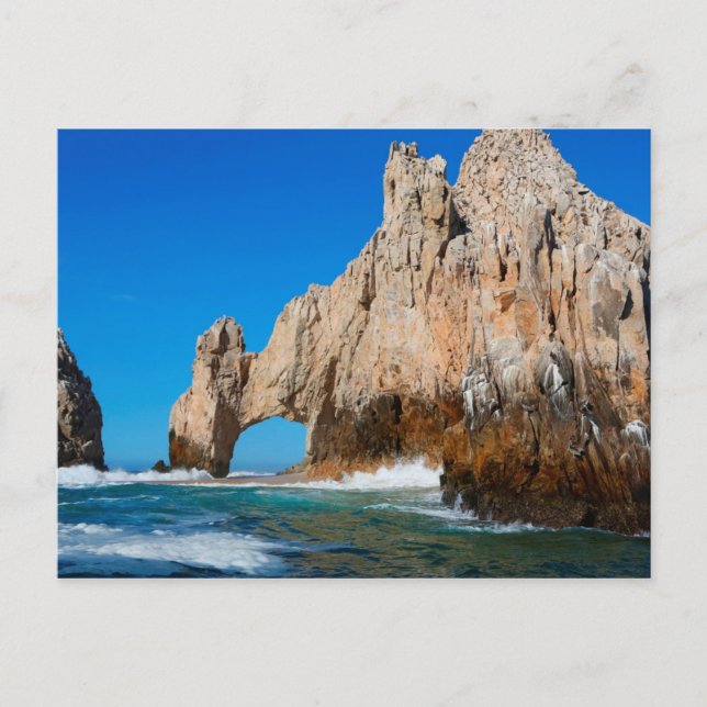 Cartão Postal Ondas A Espalhar Na Praia (Frente)