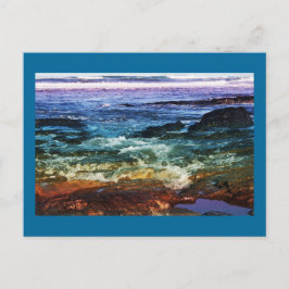 Cartão Postal Ondas arco-íris