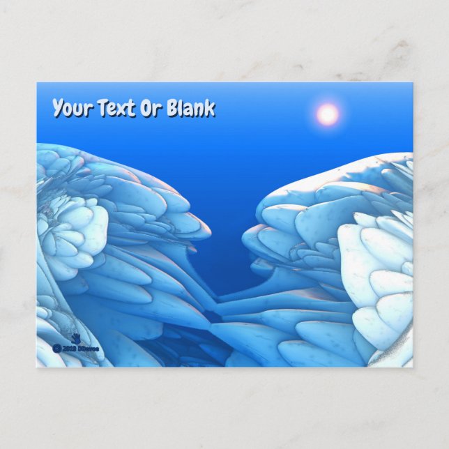 Cartão Postal Ondas congeladas (Frente)