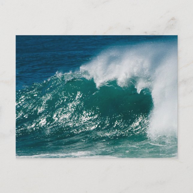 Cartão Postal Ondas de Oahu (Frente)