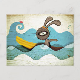 Cartão Postal Ondas de surfe