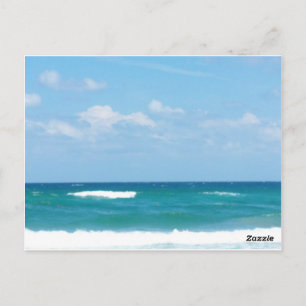 CARTÃO POSTAL ONDAS DO OCEANO