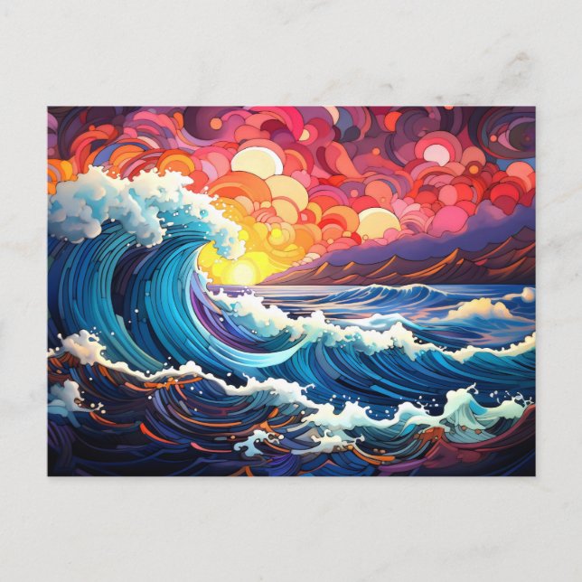 Cartão Postal Ondas Epic 9 (Frente)