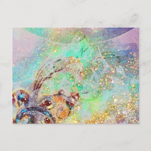 CARTÃO POSTAL ONDAS/MAGIA DE BORBOLHA (Frente)