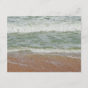 Cartão Postal Ondas na Praia Natureza