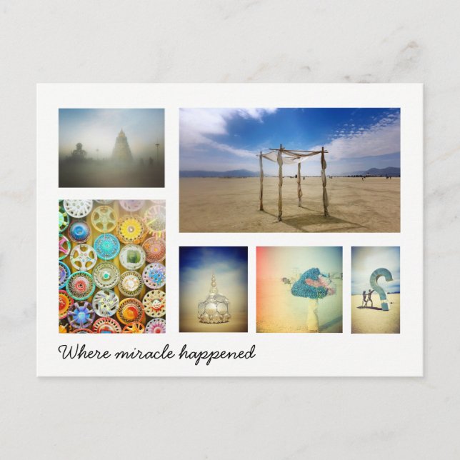 Cartão Postal Onde aconteceu o milagre (Frente)