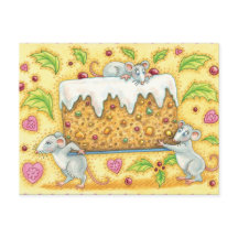 Onde foi o bolo de frutas?