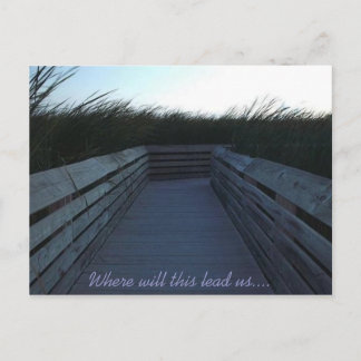 Cartão Postal Onde isso nos levará...