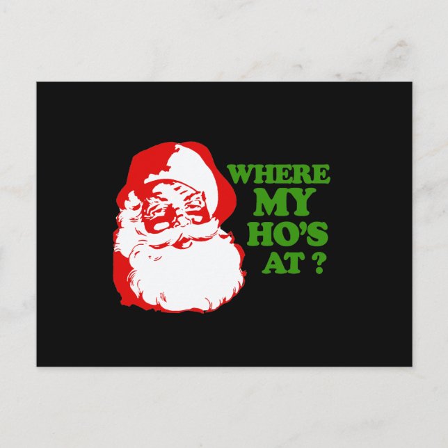 Cartão Postal Onde meus vadios são coloridos (Frente)