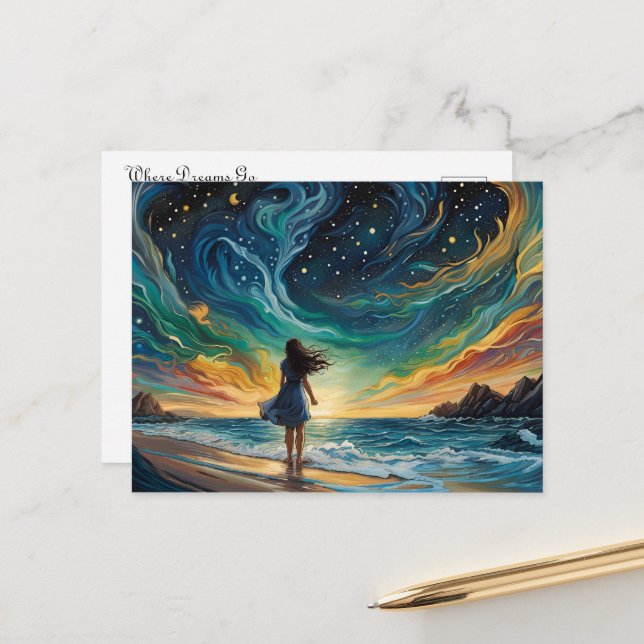 Cartão Postal Onde os sonhos vão (Frente/Verso In Situ)