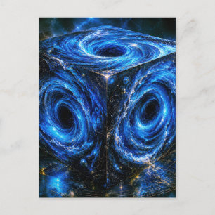 Cartão Postal Onde os Universos se Voltam para Dentro - Retrato