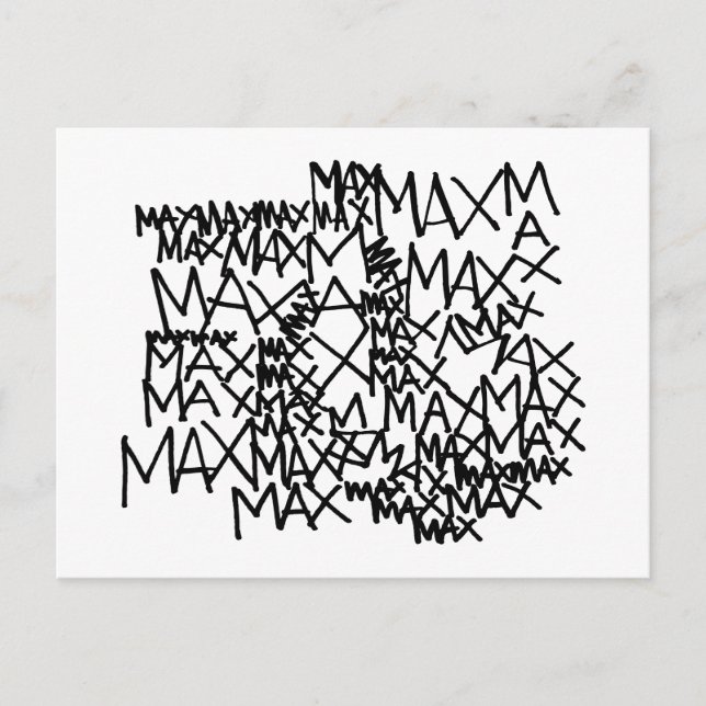 Cartão Postal Onde Vivem os Monstros | Max Repete (Frente)