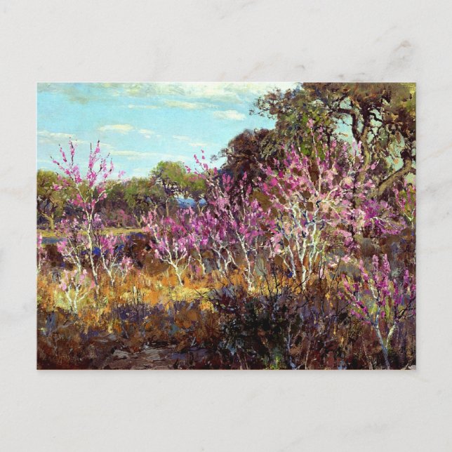 Cartão Postal Onderdonk - Árvore de Rosebud em Bloom em Primaver (Frente)