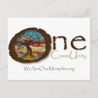 Cartão Postal One CommUnity with Bonnie Gravette of Berkana Blue