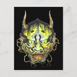 Cartão Postal Oni Devil Design