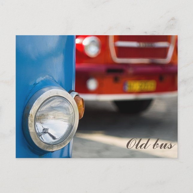 Cartão Postal Ônibus antigos (Frente)