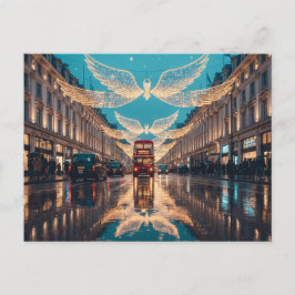Cartão Postal Ônibus de Londres na Regent Street