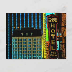 Cartão Postal Ônibus do Hotel North Beach