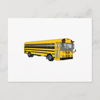 Cartão Postal Ônibus escolar