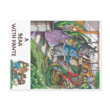 Ônibus escolar do livro "A Bear With Pants"