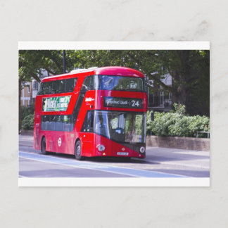 Cartão Postal Ônibus novo do vermelho de Londres