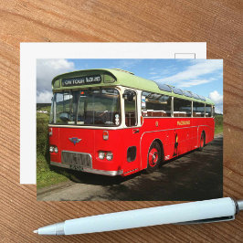 Cartão Postal Ônibus Old Macbraynes na Ilha de Bute