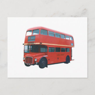 Cartão Postal Ônibus vermelho icónico Poscard de Londres