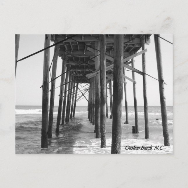 Cartão Postal Onlow Beach N.C. (Frente)