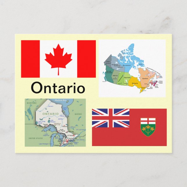 Cartão Postal Ontário Canadá (Frente)