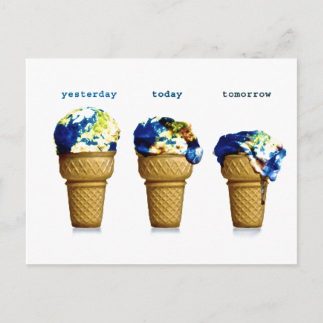 Cartão Postal Ontem hoje amanhã (Frente)
