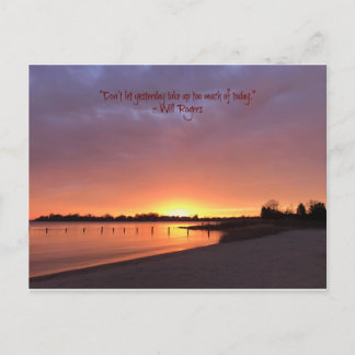 Cartão Postal Ontem não aceite muito