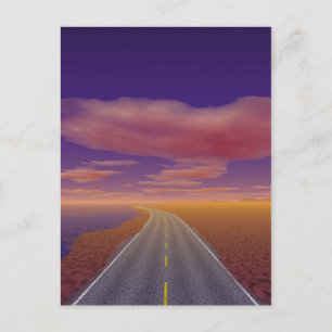Cartão Postal OnTheRoadAgain - Caminhoneiro Solitário