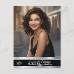 Cartão Postal Onyx Shine Pageant Promo